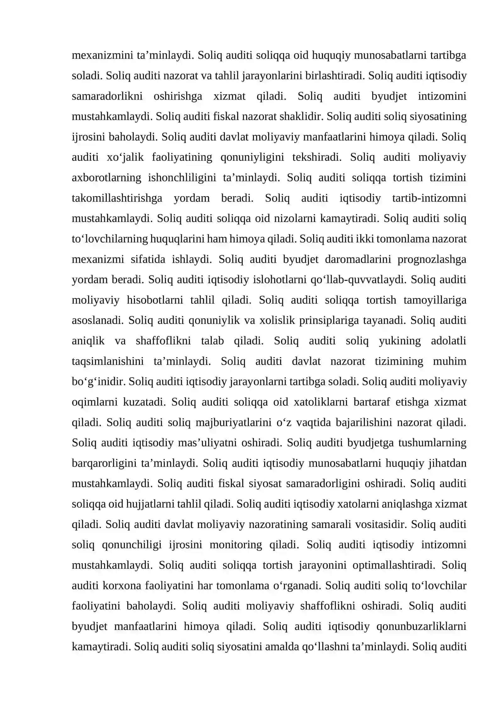Soliq auditining nazariy asoslari 4
