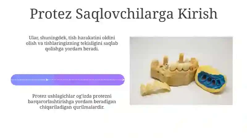 Protez Ushlash Turlari 4