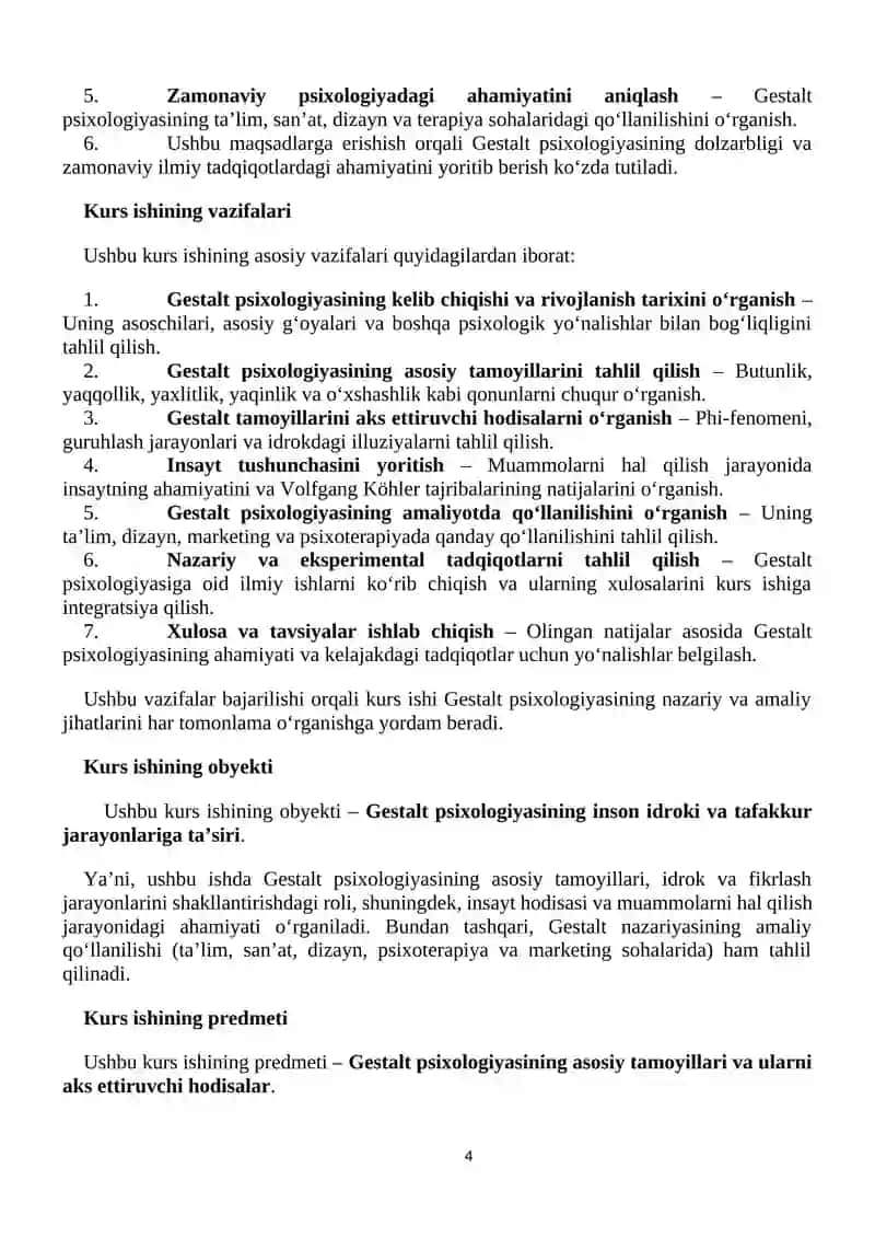 Gestalt psixologiyasining umumiy xususiyatlari 4