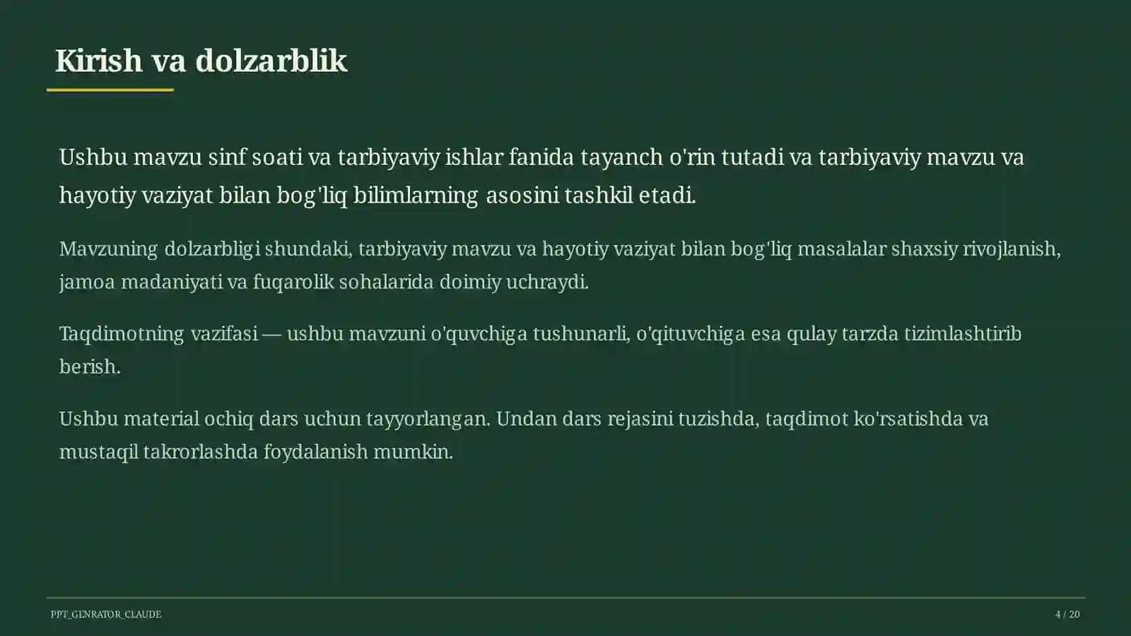 Sinf jamoasini shakllantirish: birgalikda kuchlimiz 4