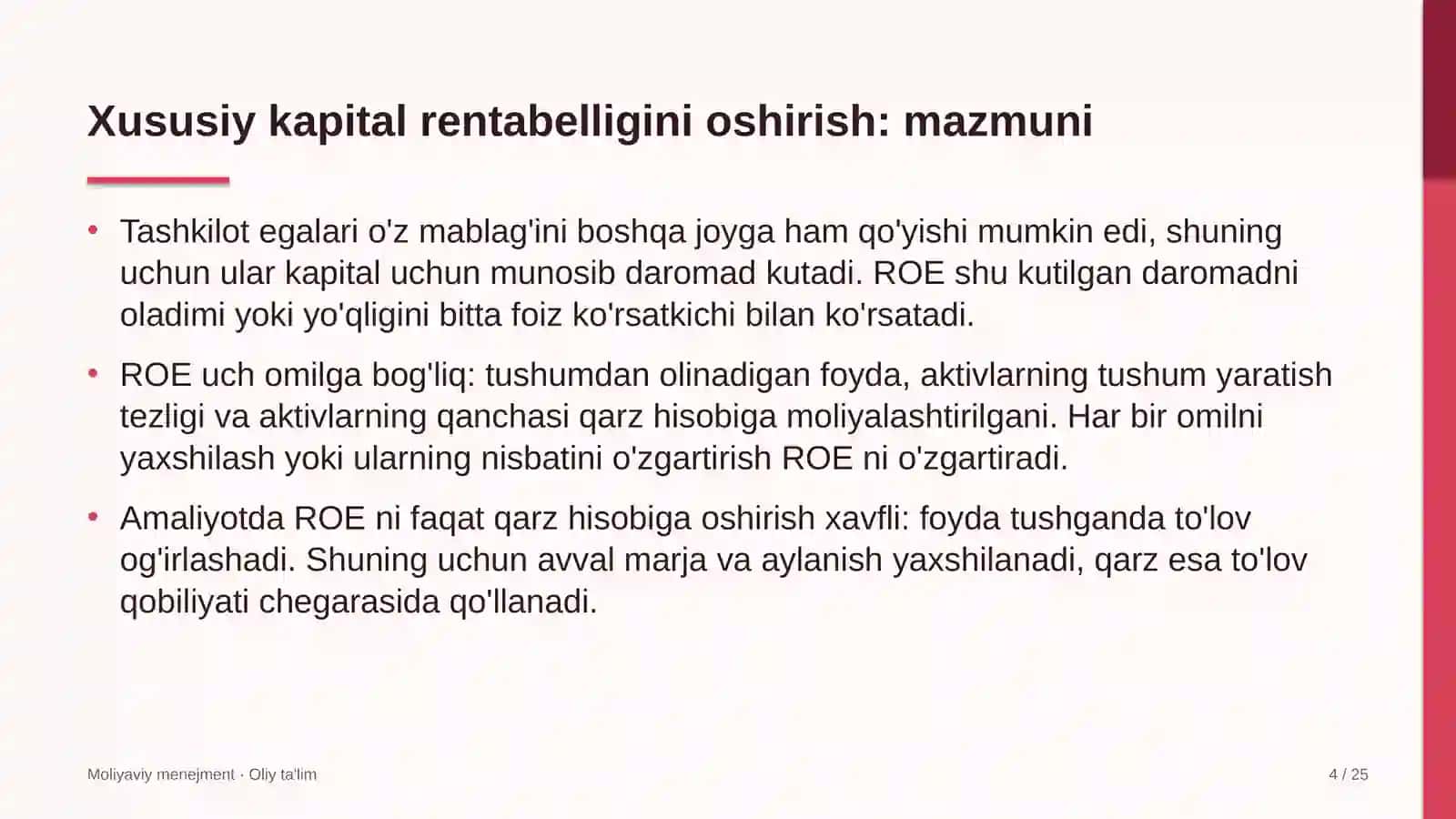 Telegram kanallarida xususiy kapital rentabelligini oshirish 4
