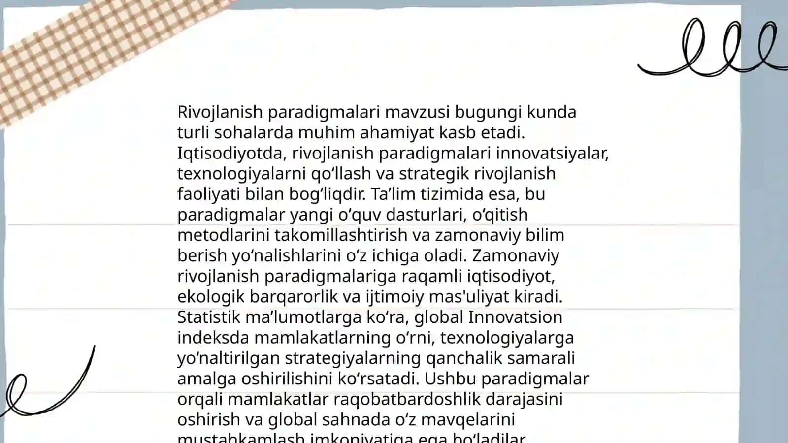 Rivojlanish falsafasi 4