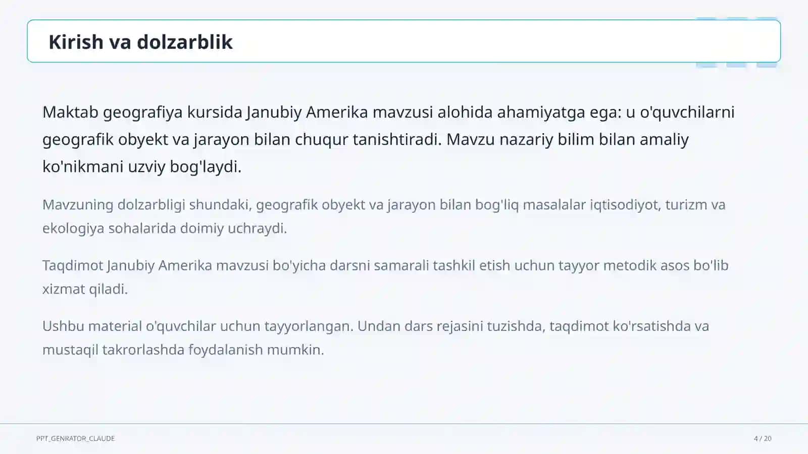 Janubiy Amerika (7-sinf) 4