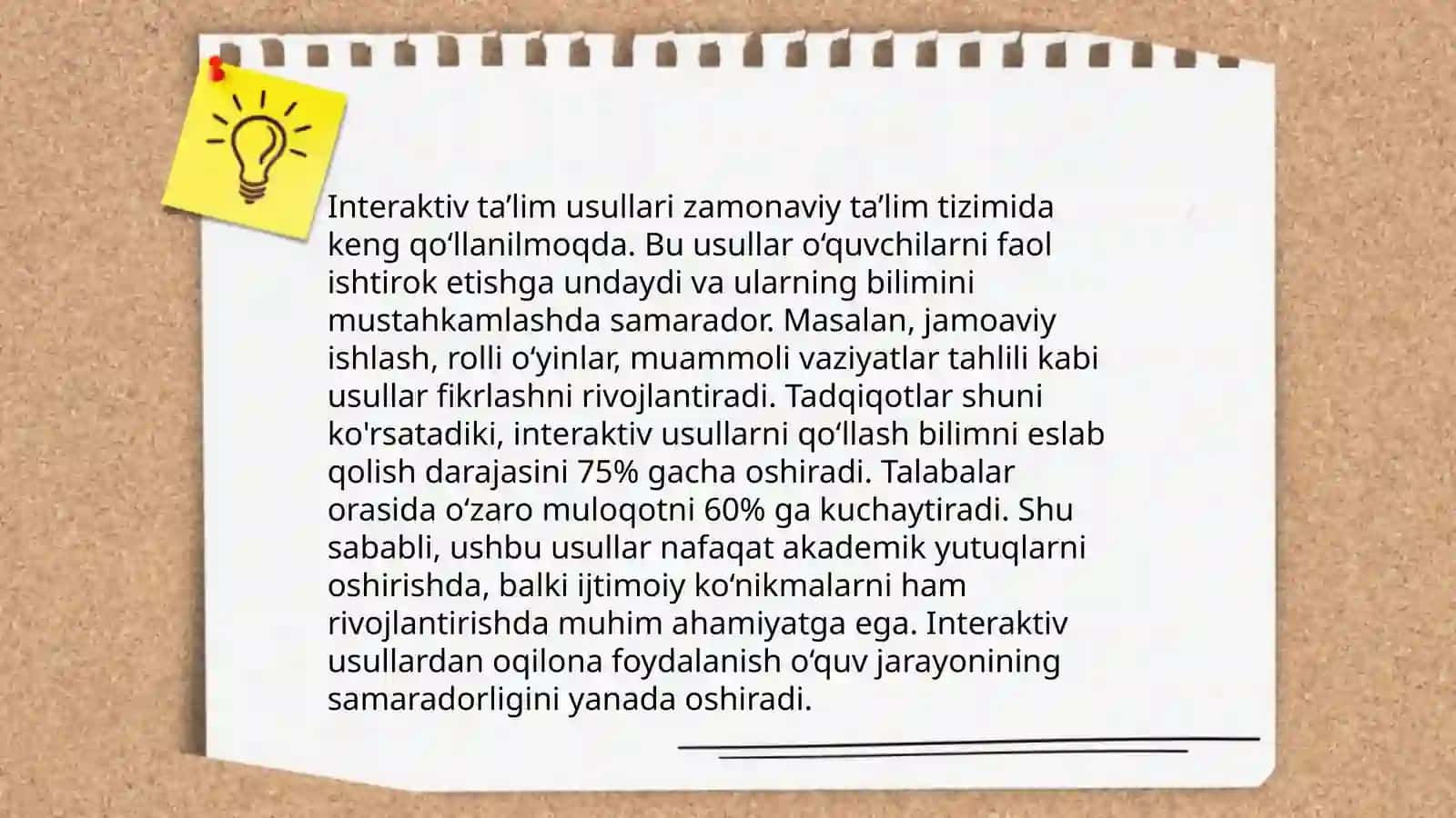 Tarbiyalanuvchilar faoliyati faolligini jadallashtirish asosidagi ta'lim texnalogiyasi 4