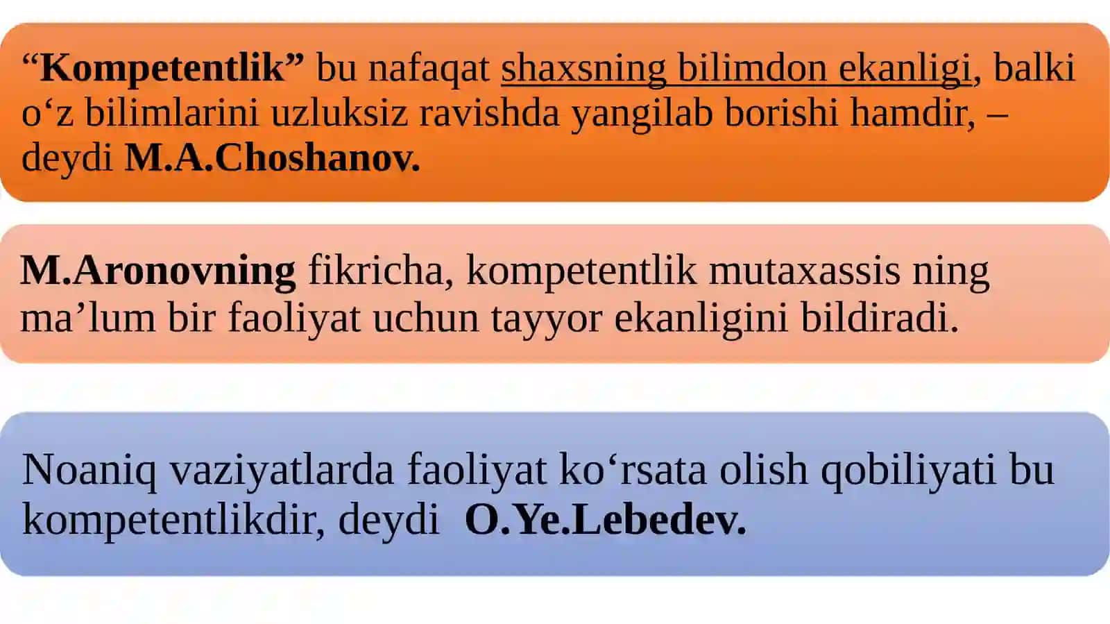 Mutaxassisning professional kompetentligi 4
