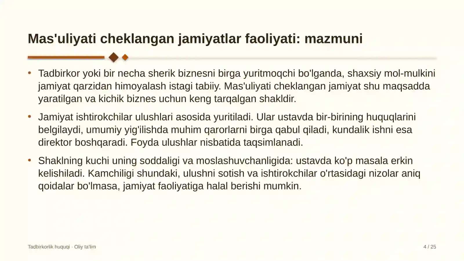 sport majmualarida mas'uliyati cheklangan jamiyatlar faoliyati 9485 4