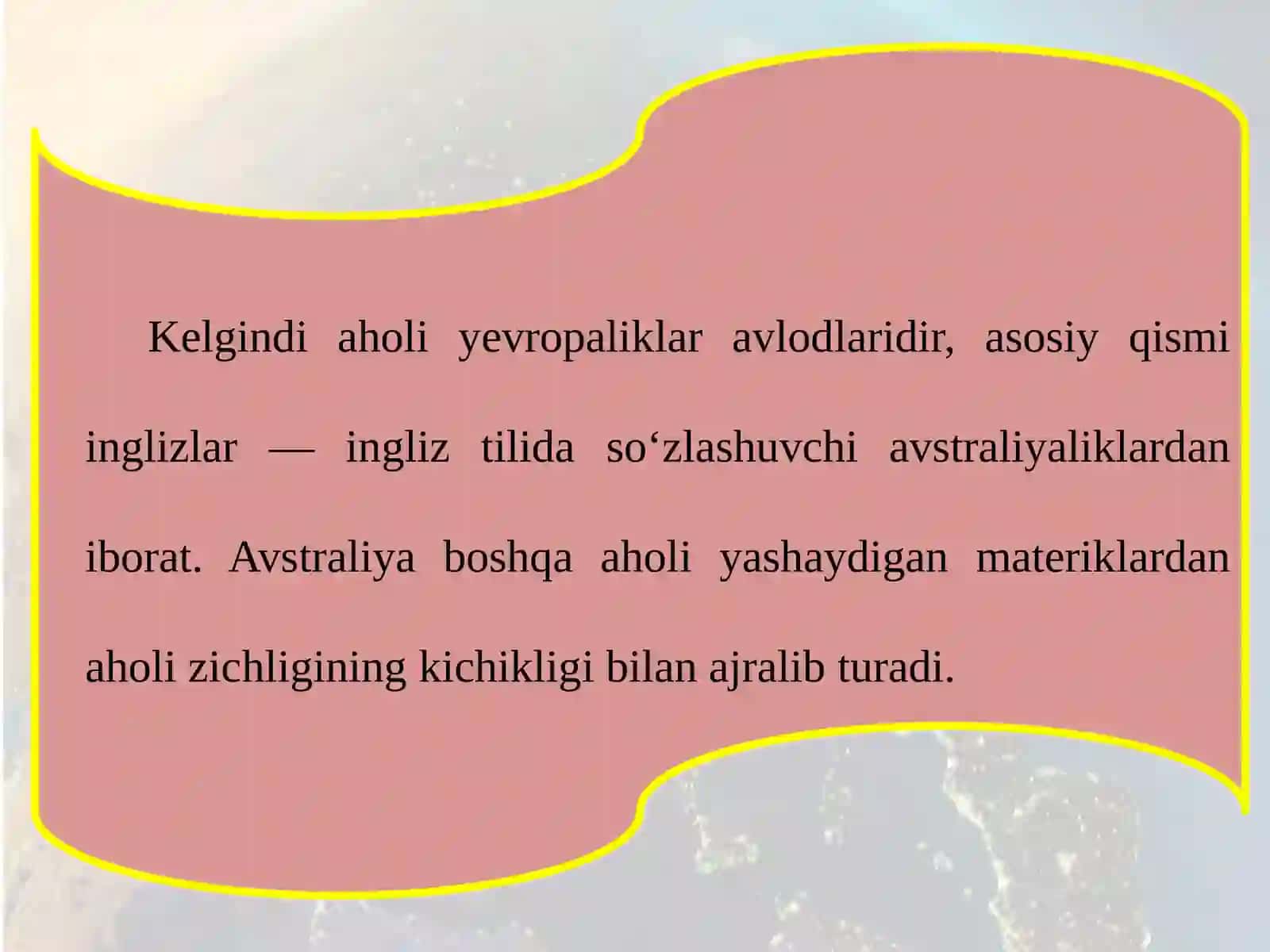 Materik aholisi va uning tabiatga  ta’siri 4