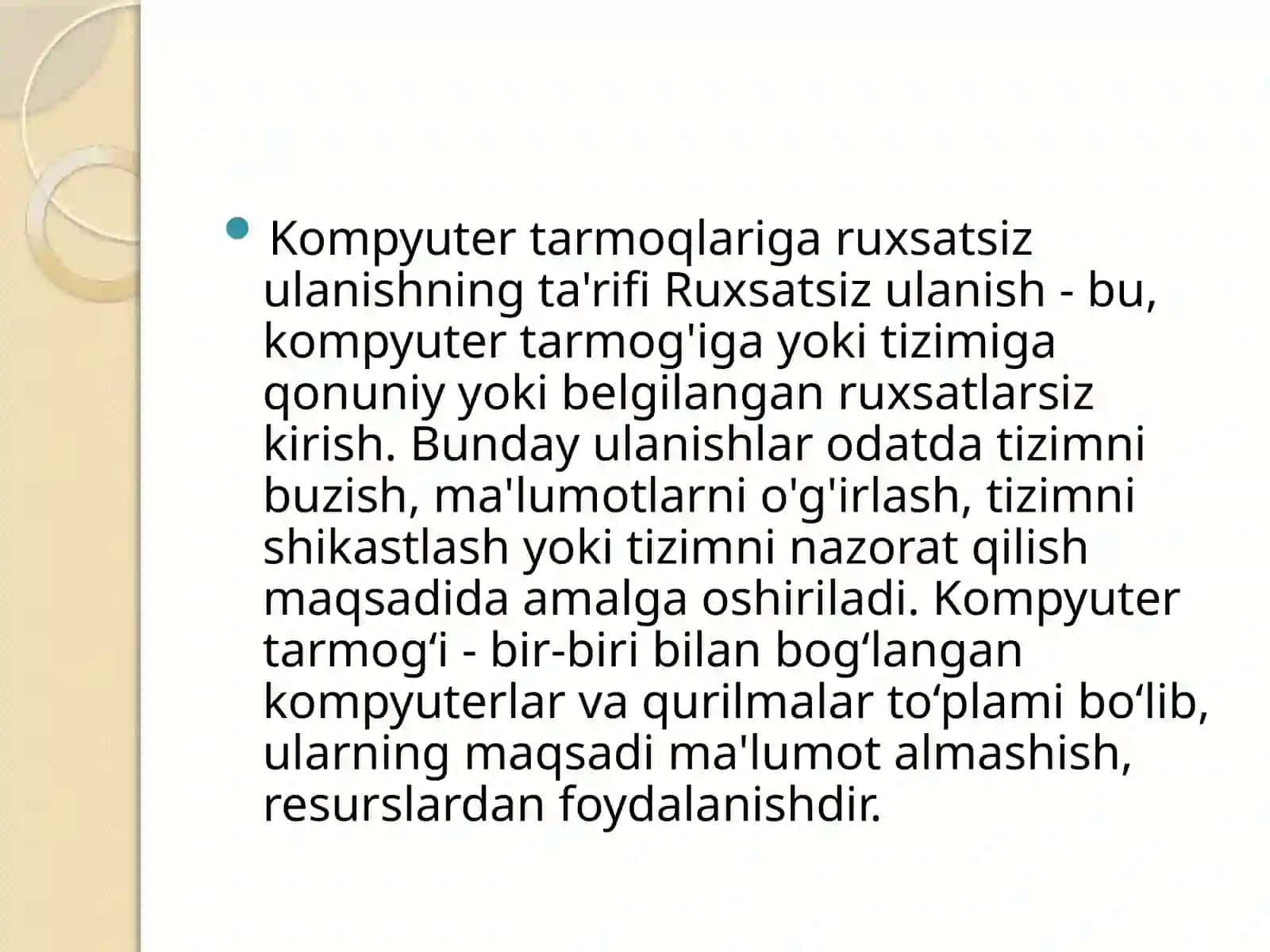 Kompyuter qurilmalariga ruxsatsiz ulanish 4