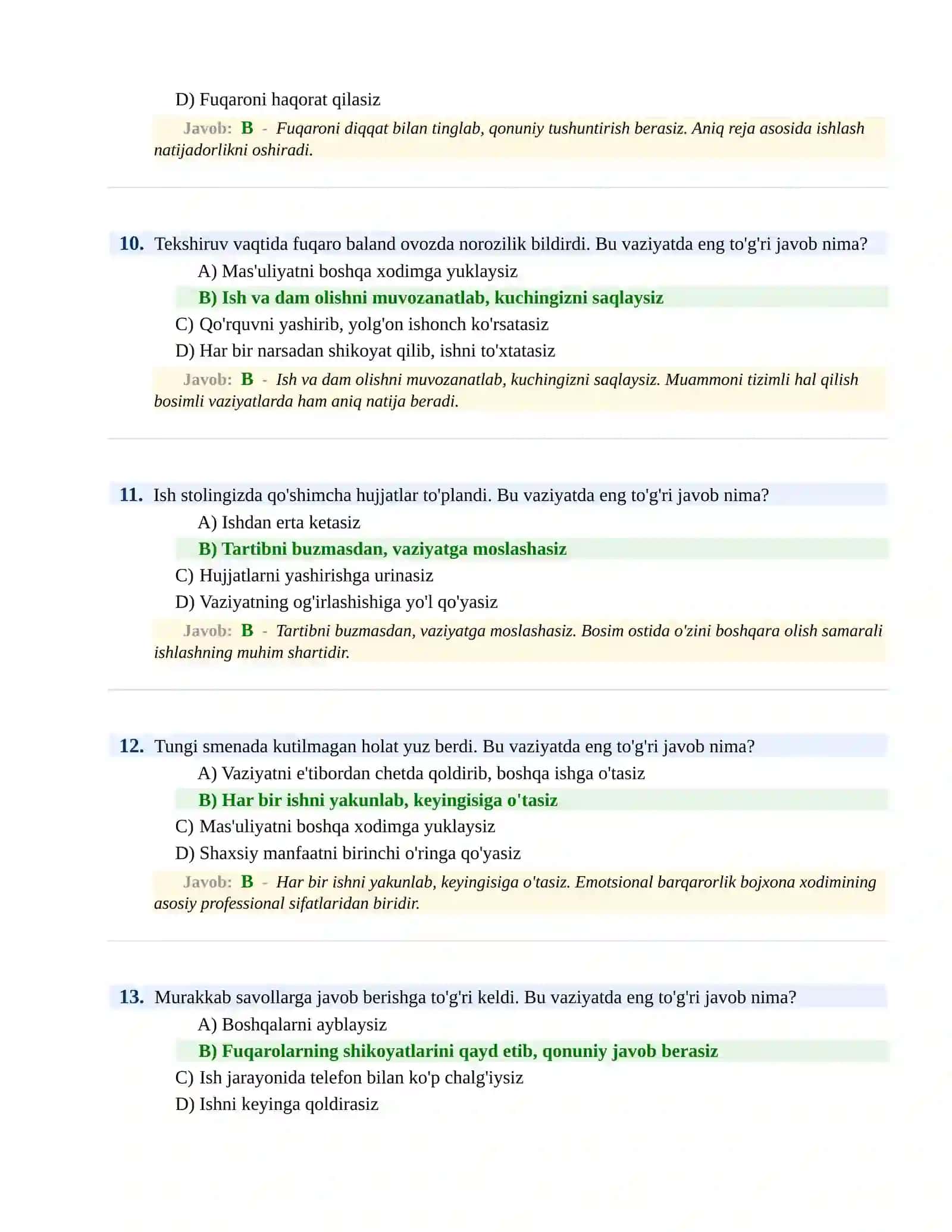 KIRISH PSIXOLOGIK SINOV Testlari 4