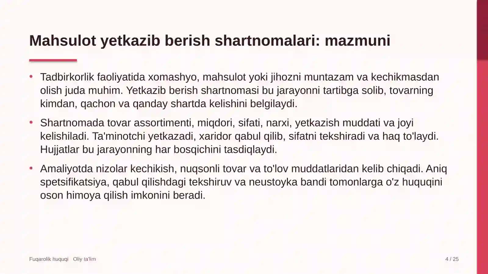 tikuv trikotaj korxonalarida mahsulot yetkazib berish shartnomalari 8691 4
