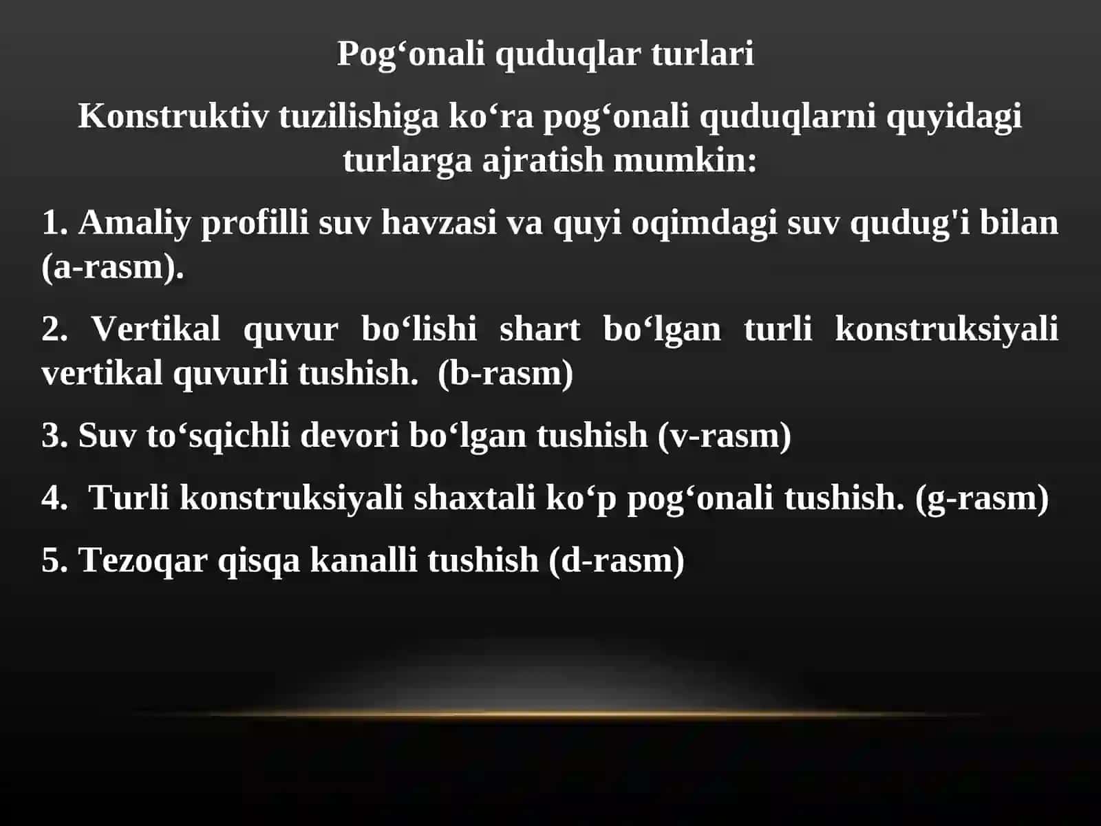 Pog‘onali quduqlar 4