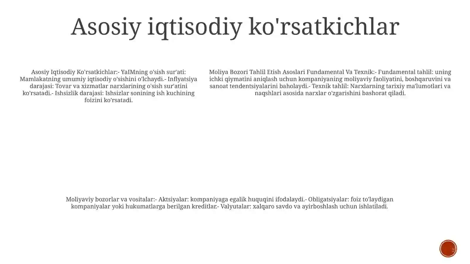 Moliya Bozori Tahlil Etish Asoslari Fundamental Va Texnik 4