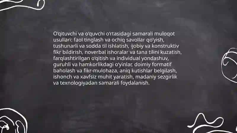 Pedagogik faoliyatida muloqot 4