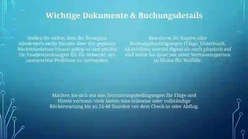 Reiseplanung: Von A bis Z 4