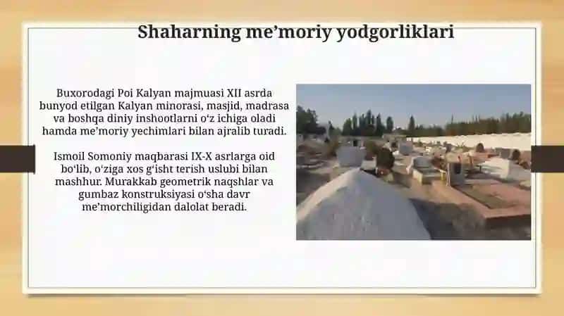 Buxoro shahri va uning atrofidagi muqaddas qadamjolar va qabristonlar 4