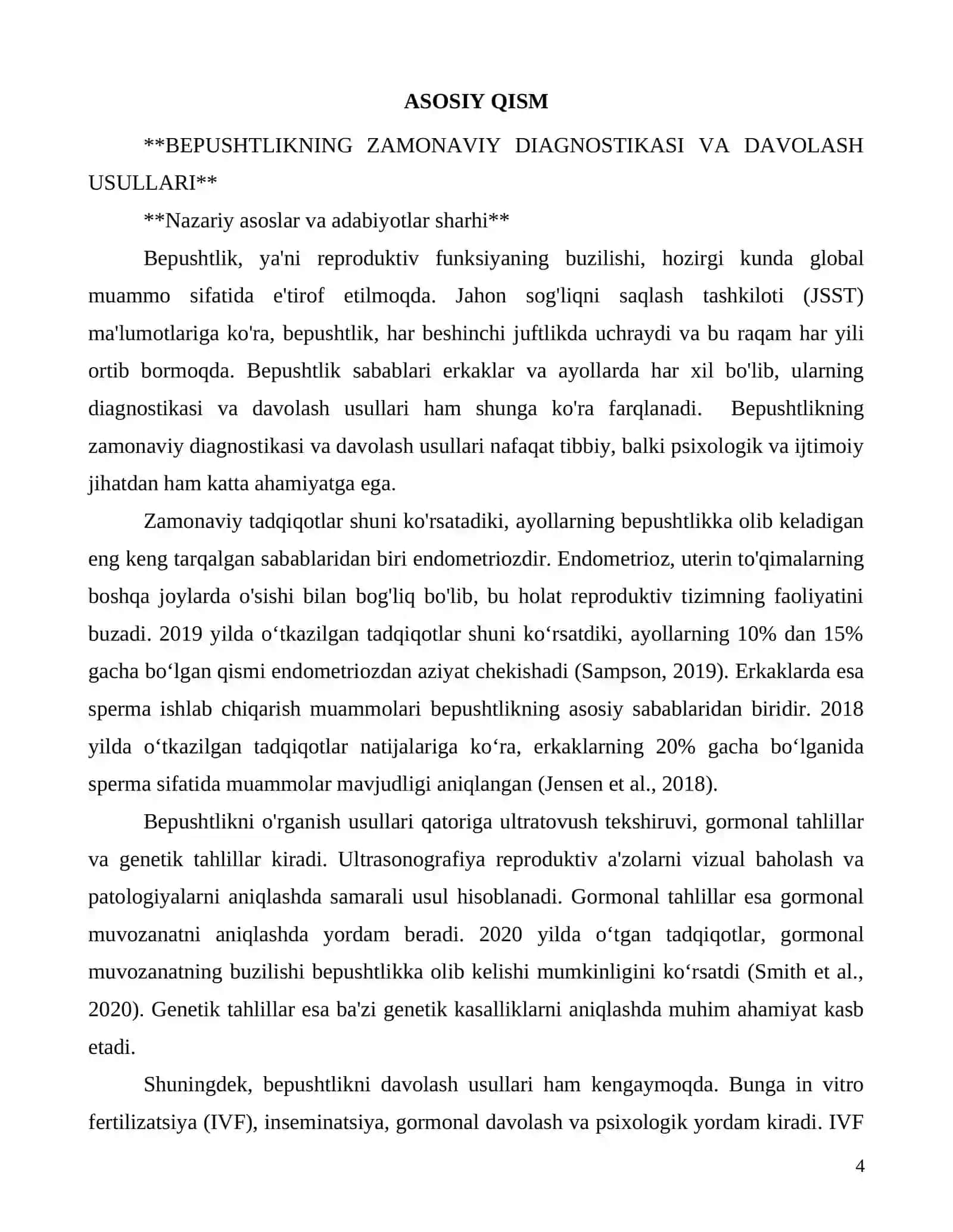 Bepushtlikning zamonaviy diagnostikasi va davolash usullari 4