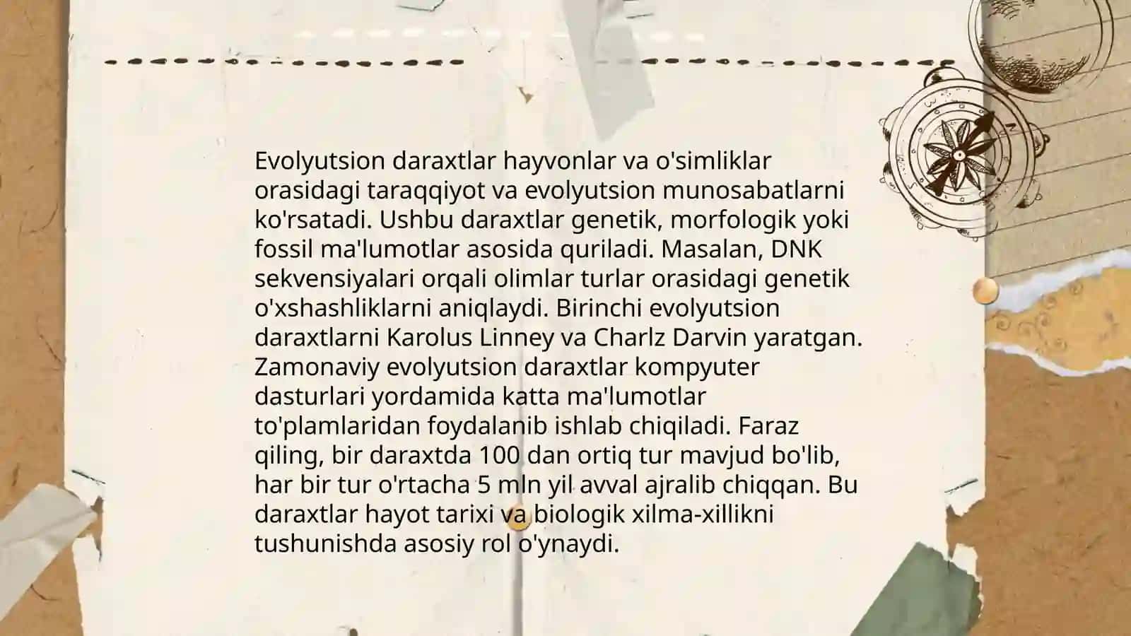 Filogenetik daratga oid masala va mashqlar tuzish hamda yechish metodikasiga doir taqdimot yaratish 4