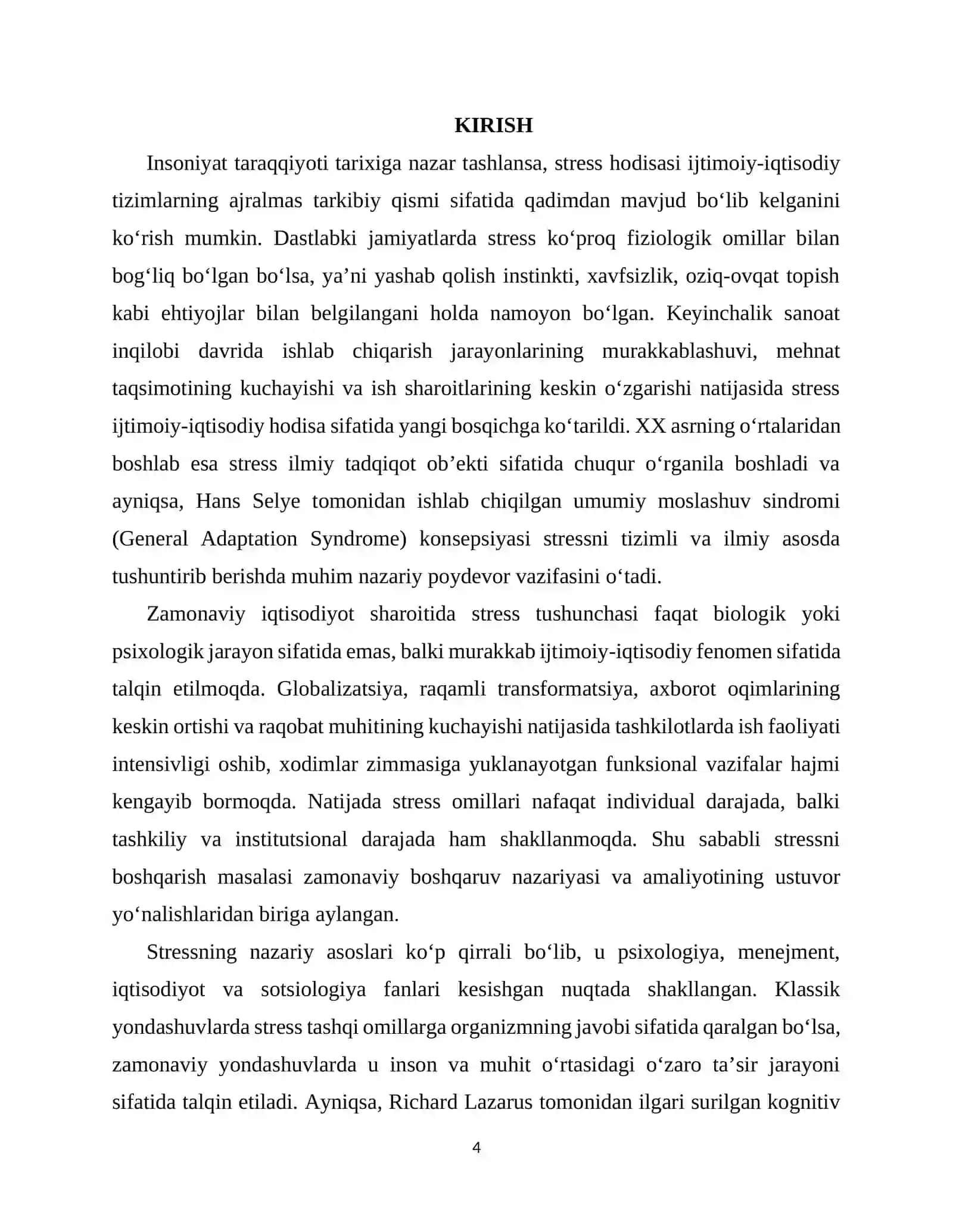 STRESSNI BOSHQARISHNING TASHKILIY USULLARI 4