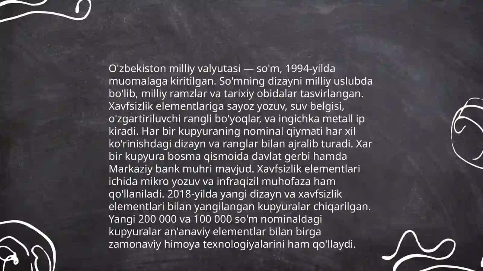 O'zbekiston milliy valyutasi - so'mning joriy etilishi 4