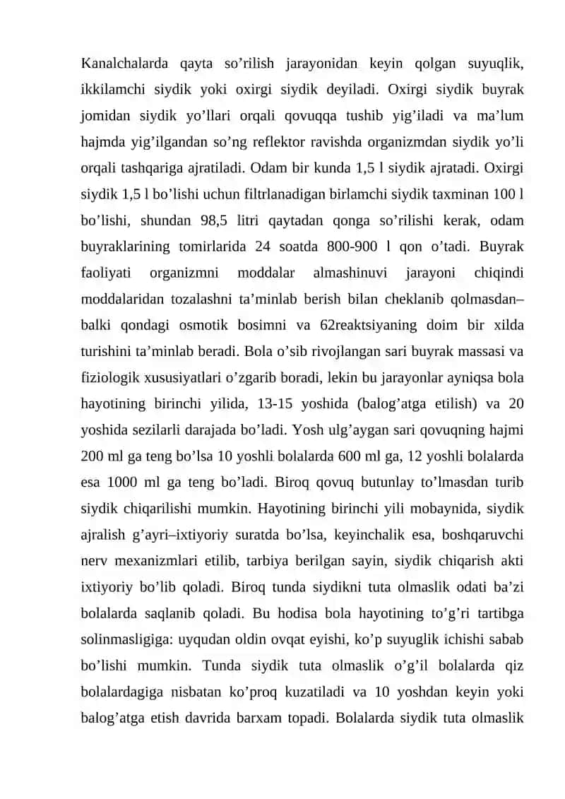 Ayiruv organlarining yoshga bog’liq xususiyatlari 4