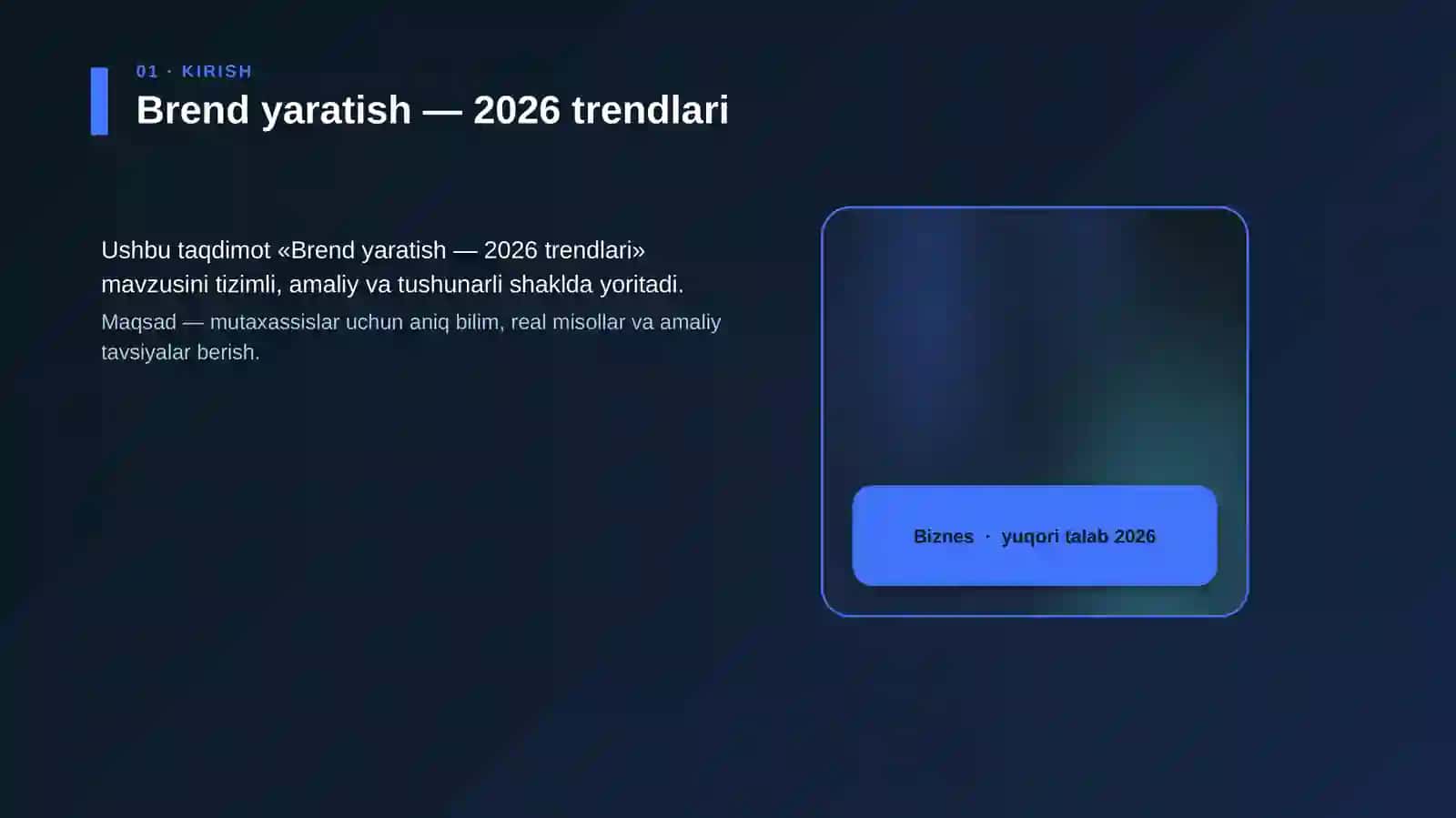 Brend yaratish — 2026 trendlari 4