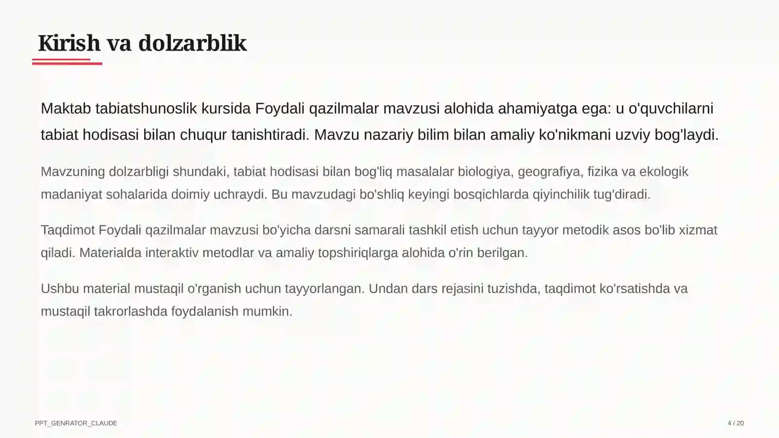 Foydali qazilmalar (3-sinf) 4