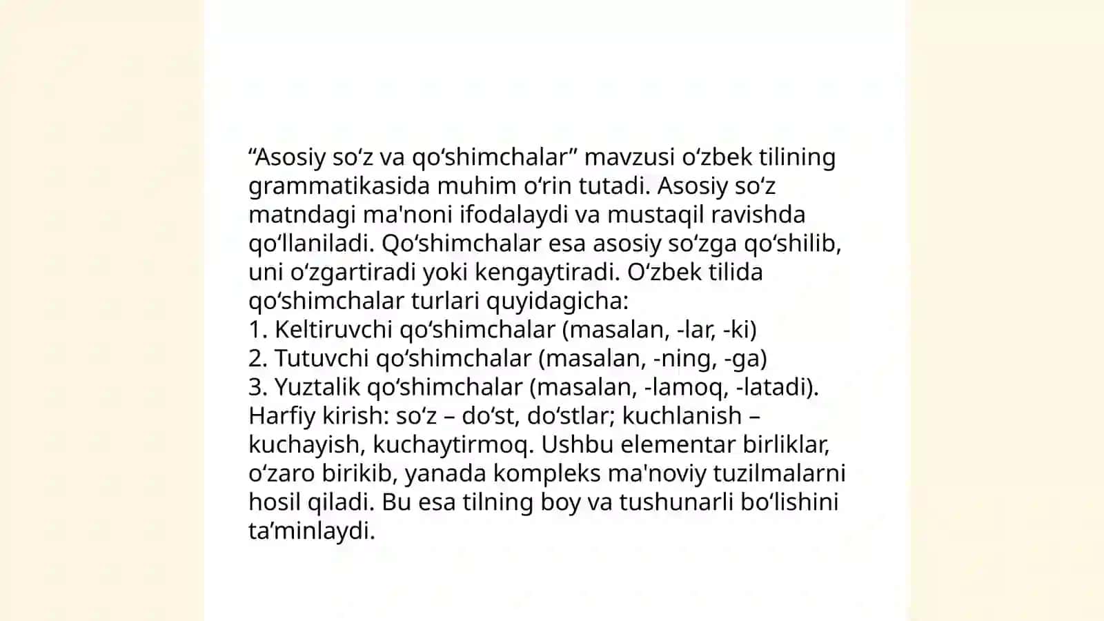 So‘z tuzilishi va yasalishiga ko‘ra turlari 4