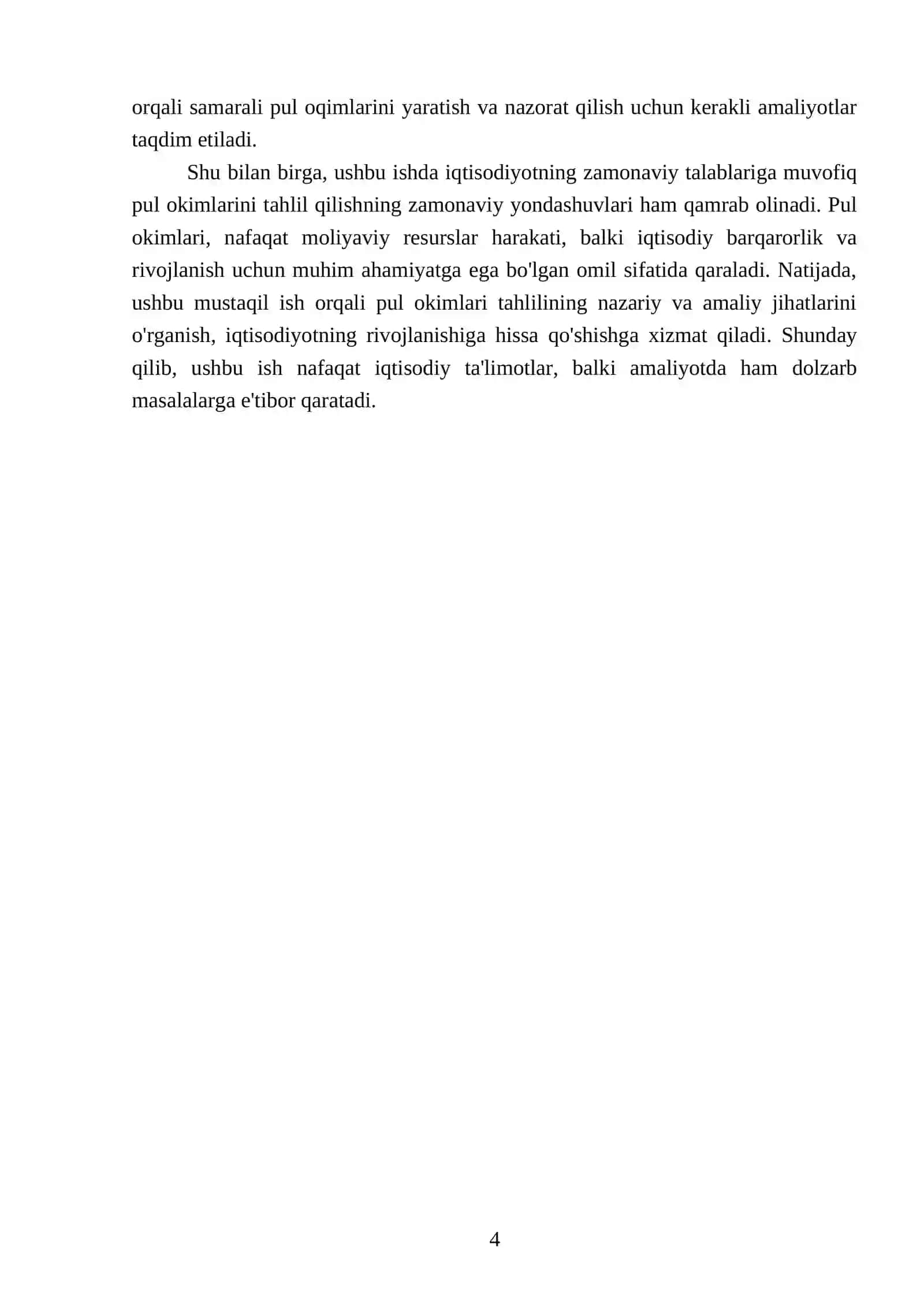 Pul okimlari taxlili 4