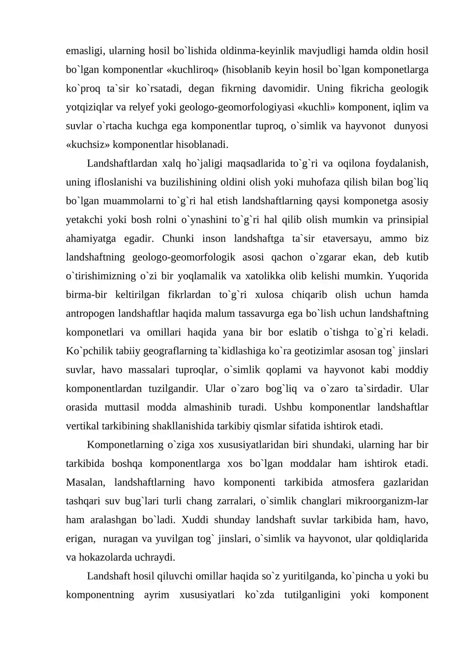 Antropogen landshaftlar va uning tiplari haqida tushuncha 4