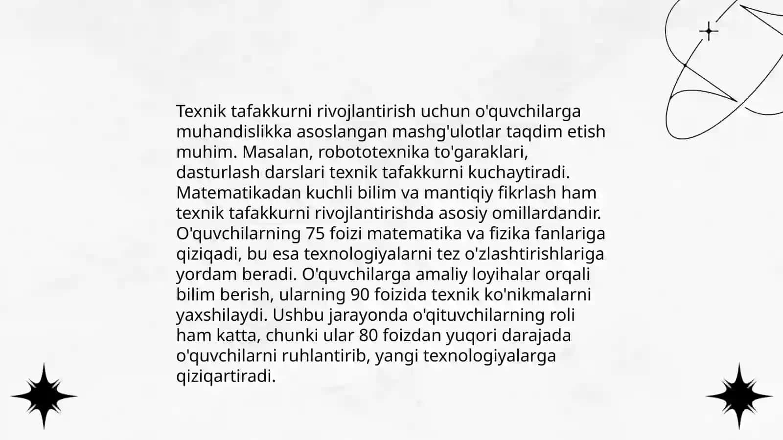 Boshlangʻich sinflarda texnologiya tarbiyasining vazifalari 4