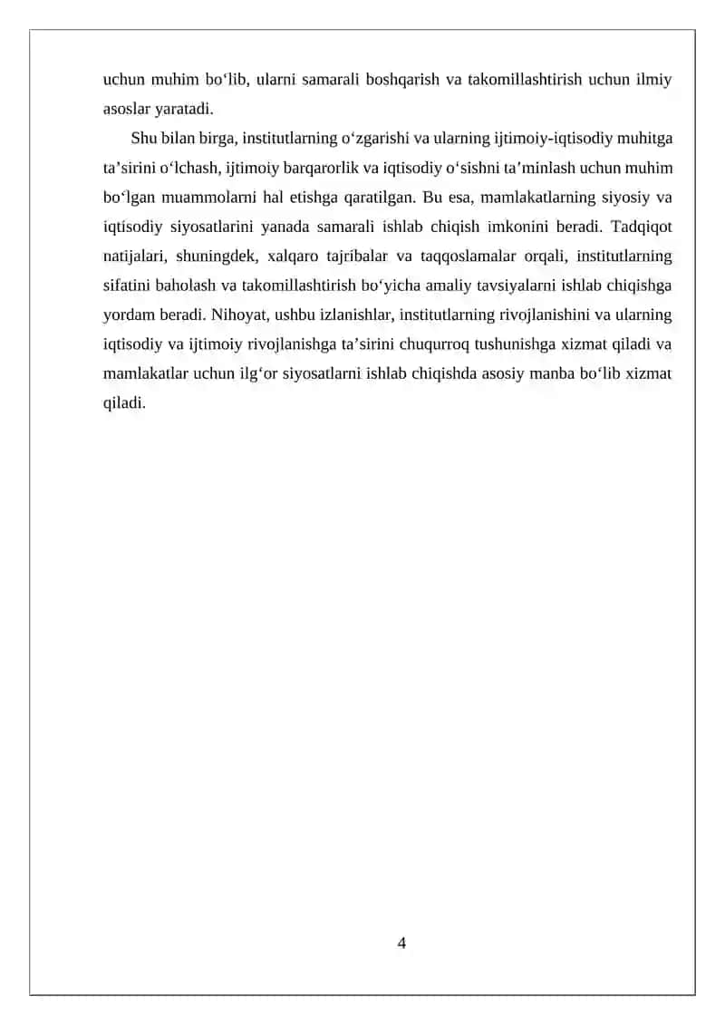 Institutsional Matritsa 4
