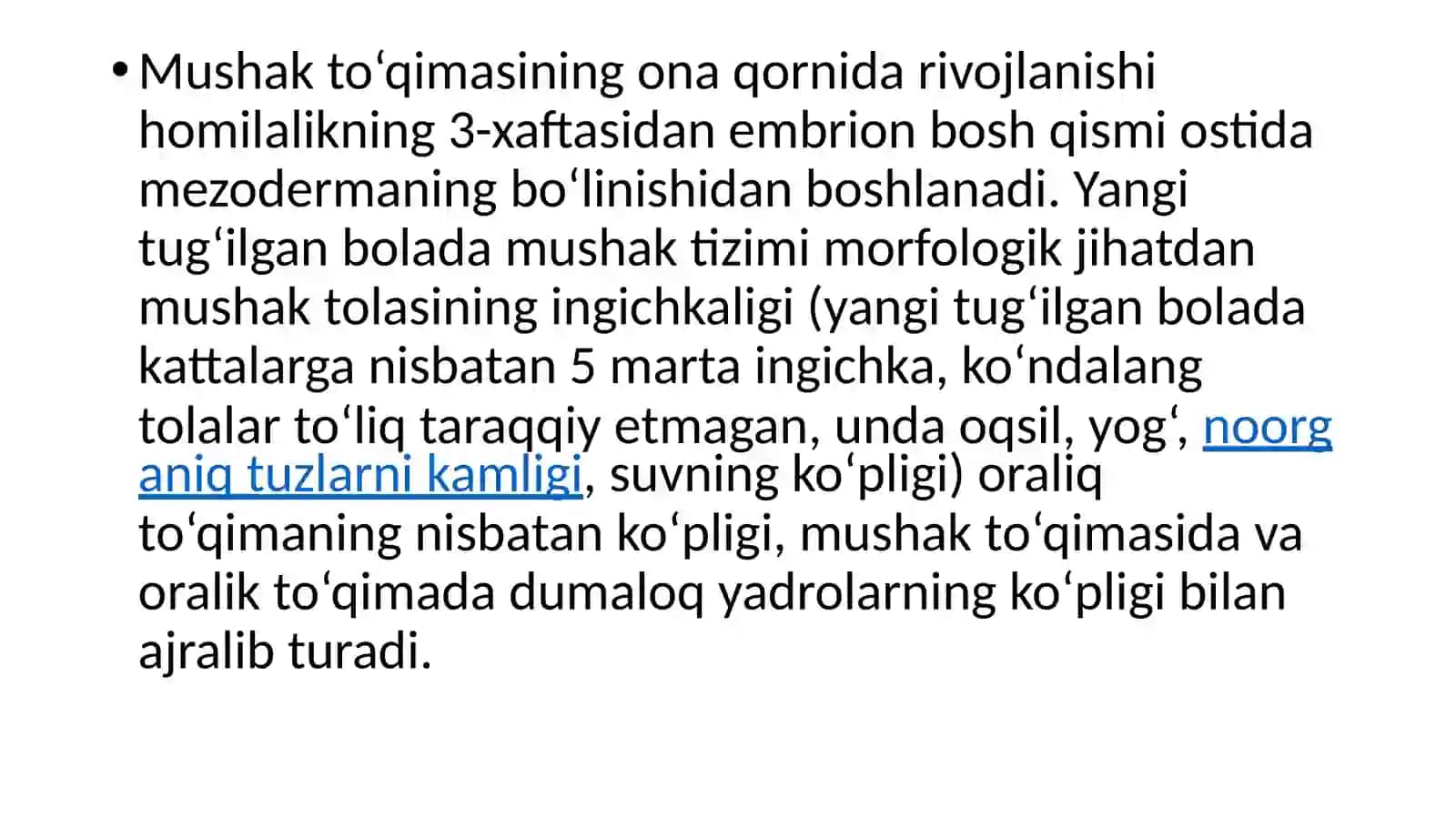 Bolalarda mushak tizimi anatomik xususiyatlari 4