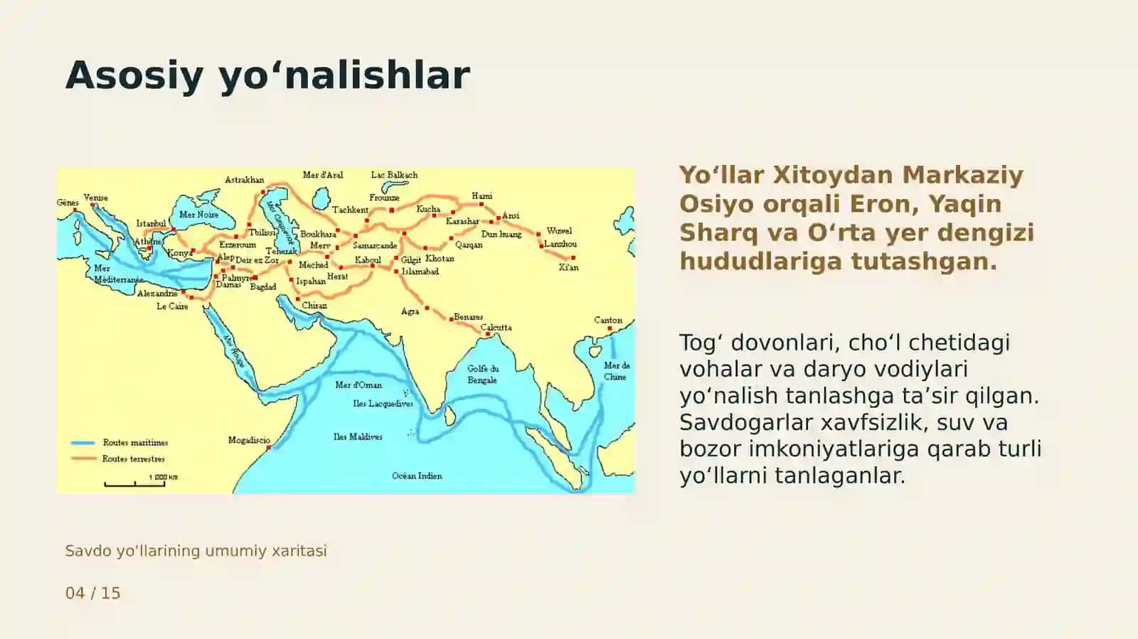 Buyuk ipak yo‘li va uning tarixiy ahamiyati 4
