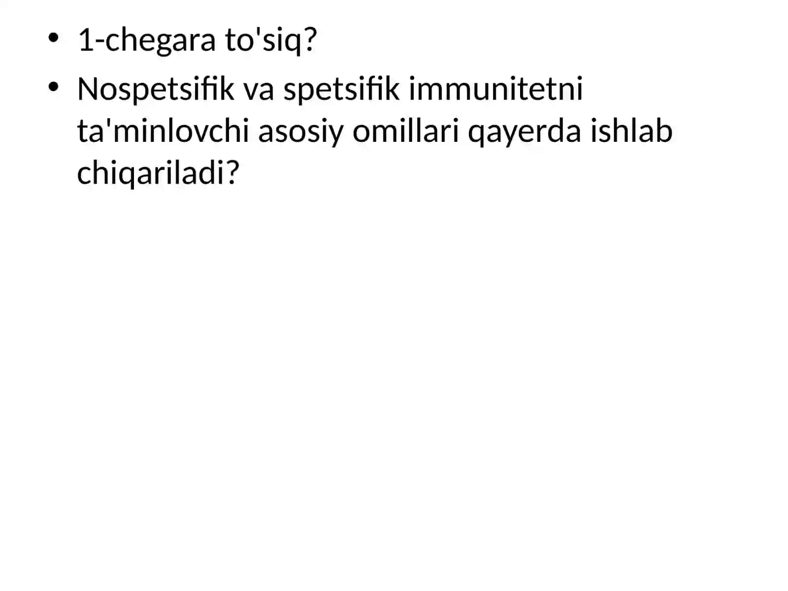 Qon yaratuvchi va immun himoya a'zolar 4