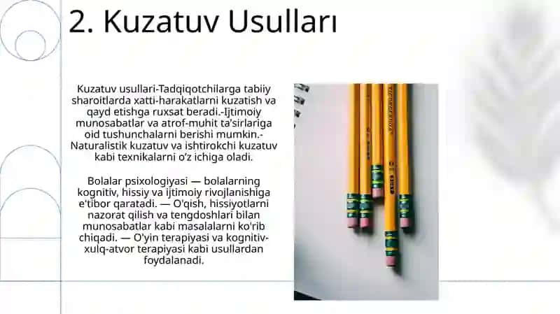 Bolalar Pisixalogiyasi Va Psidiagnostikaning Asosiy Va Yordamchi Metodlari 4