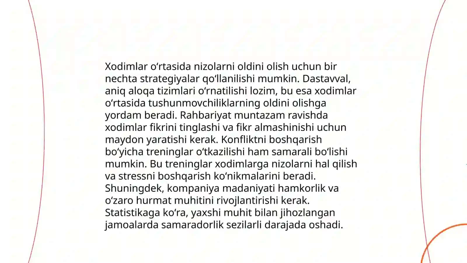 Mexmonxona va restoran xoʻjaligida nizo va stresslarni boshqarish 4