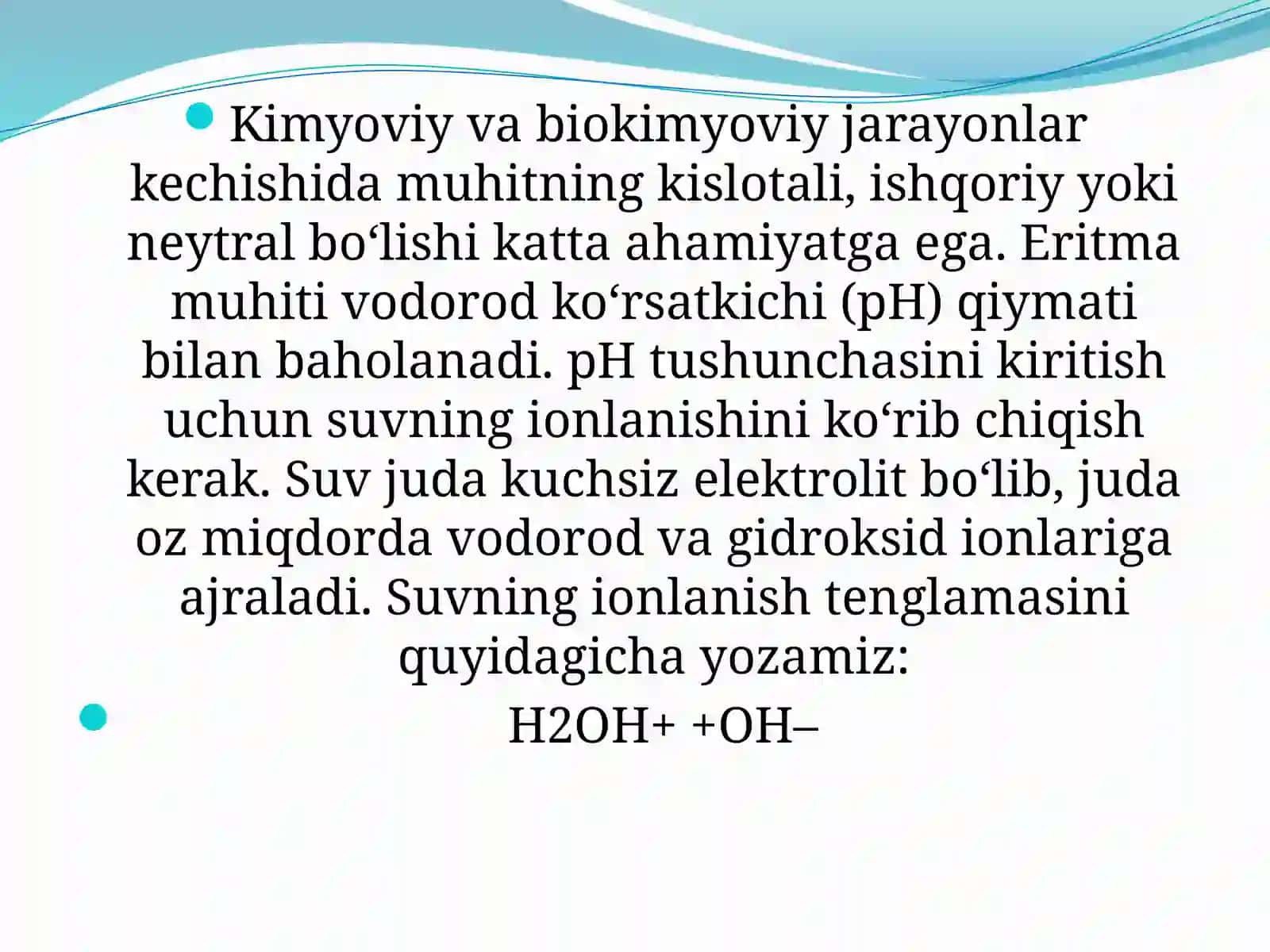 PH Vodorod ko’rsatkichi 4