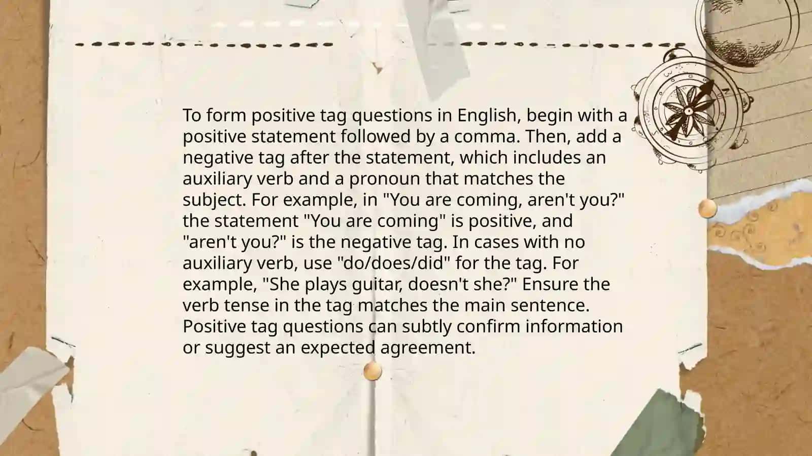 Tag question 4