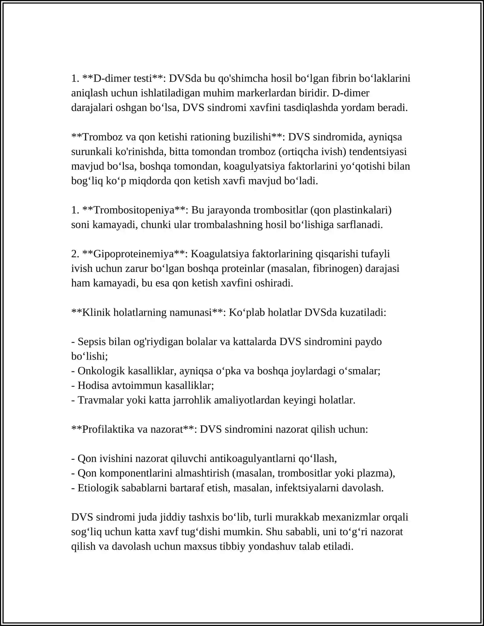 PATALOGIK ANATOMIYA DVS (DISSEMINATSION VASKULYAR KOAGULYATSIYA) SINDROMI 4