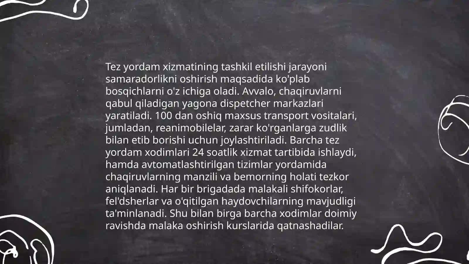 O'zbekiston sog'liqni saqlash tizimida tez tibbiy yordam shakillari 4