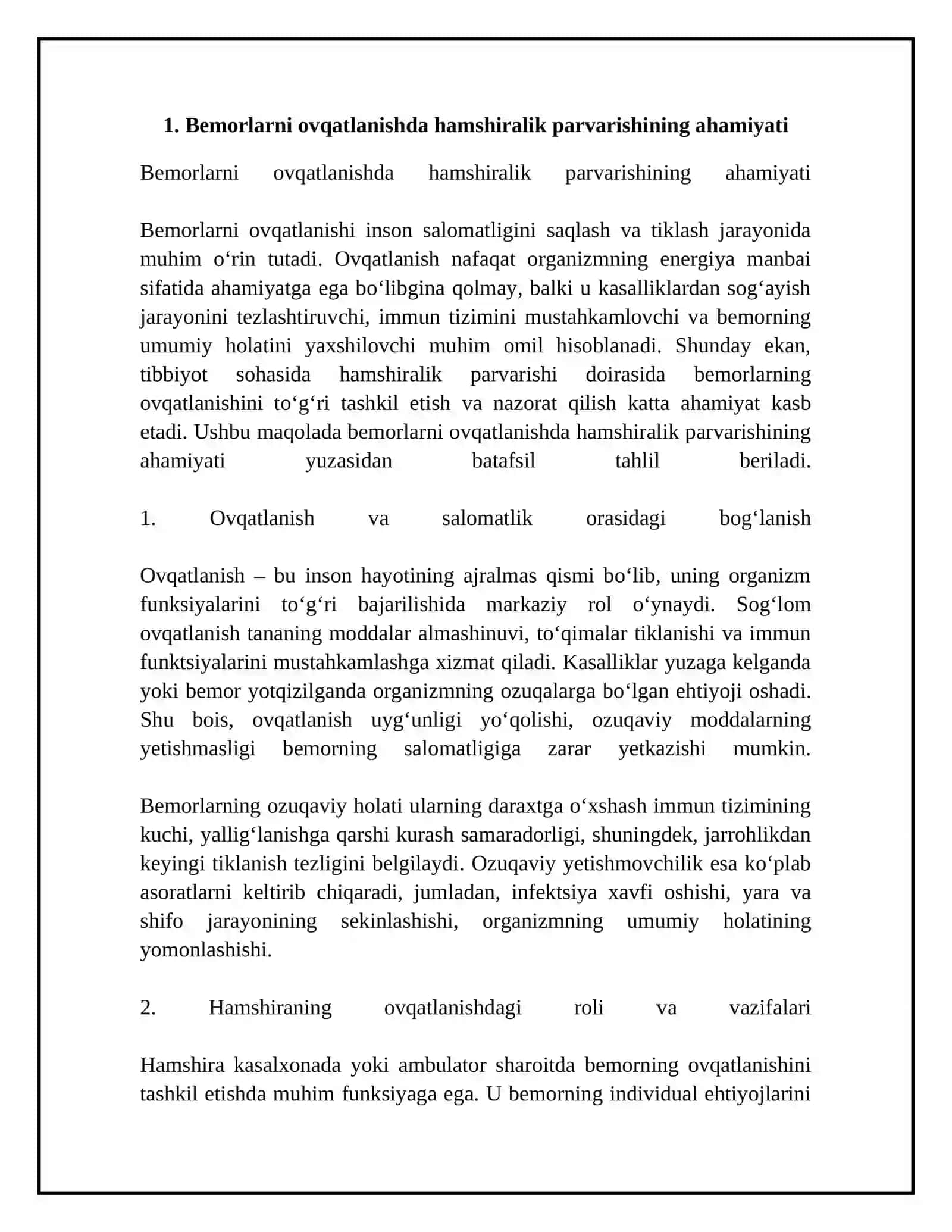 Bemorlarni ovqatlanishda hamshiralik parvarishi 4