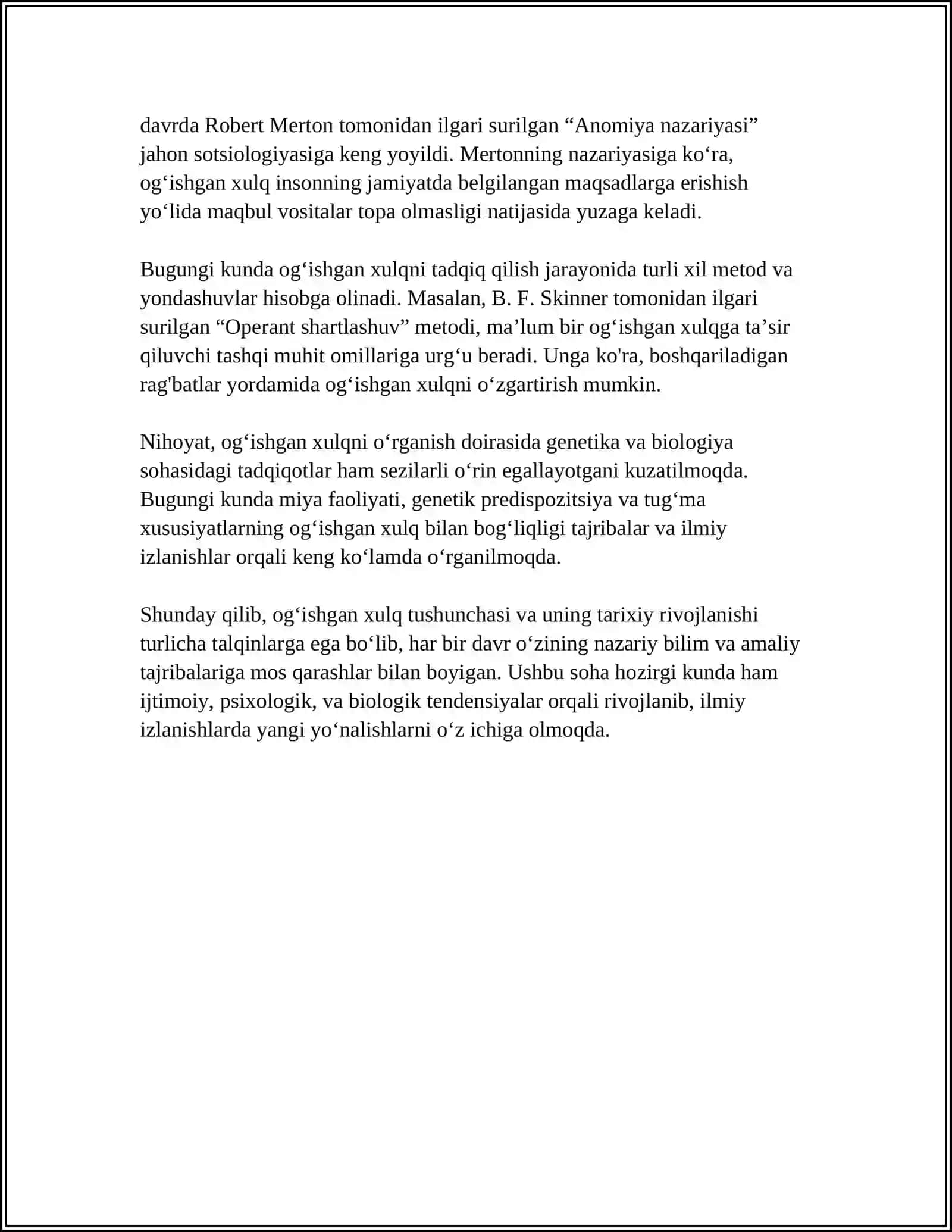 SHXS OGʻISHGANXULQNI PISIHALAGIK TADFIFLASH 4