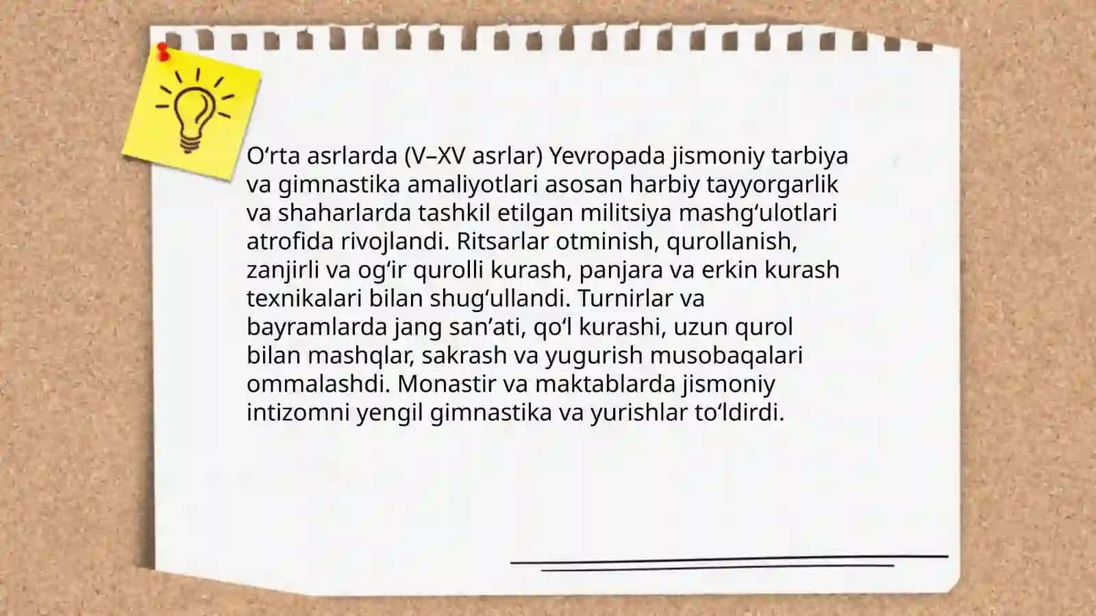 Gimnastikaning Yevropada tutgan oʻrni 4