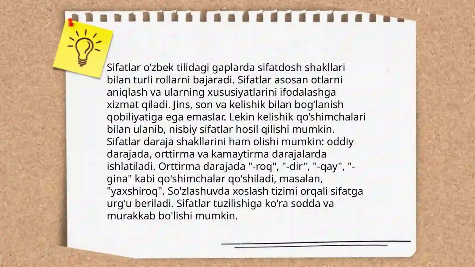 Sifat so"z turkumi 4