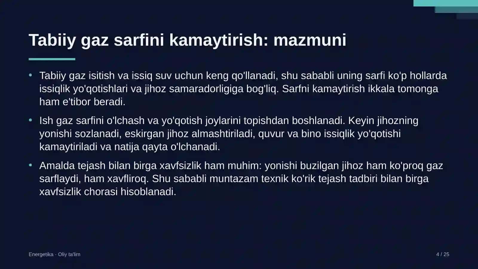 Dehqon bozorlarida tabiiy gaz sarfini kamaytirish 4