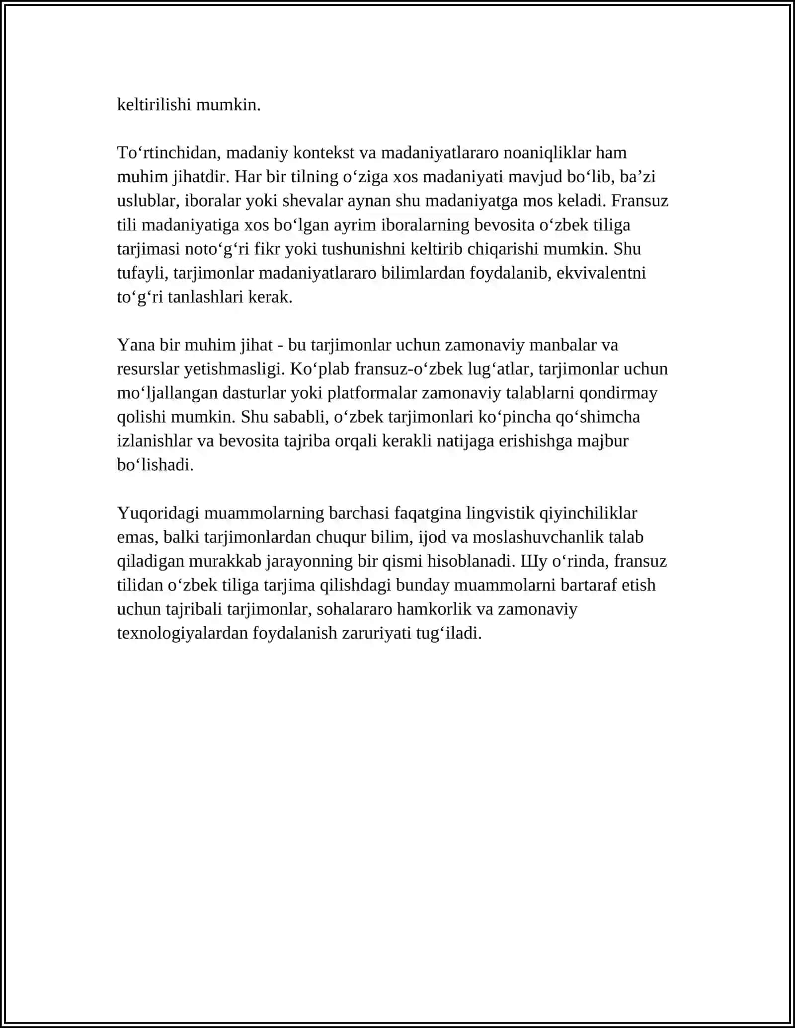 ILMIY-TEXNIK TARJIMADAGI MUAMMO VA QIYINCHILIKLAR 4