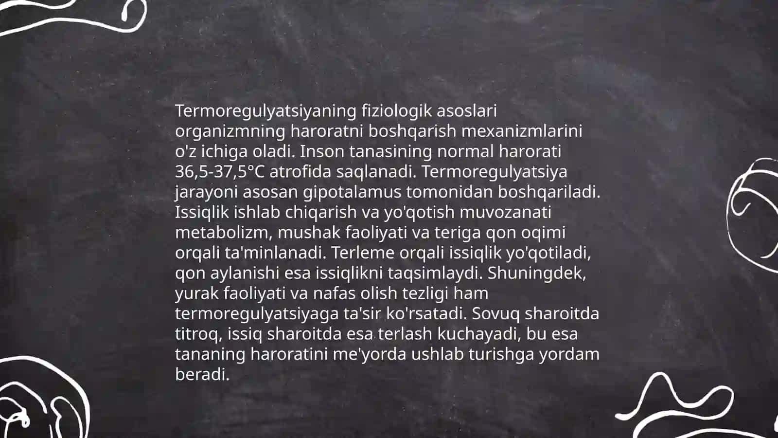 Termoregulyatsiya etiologiyasi 4