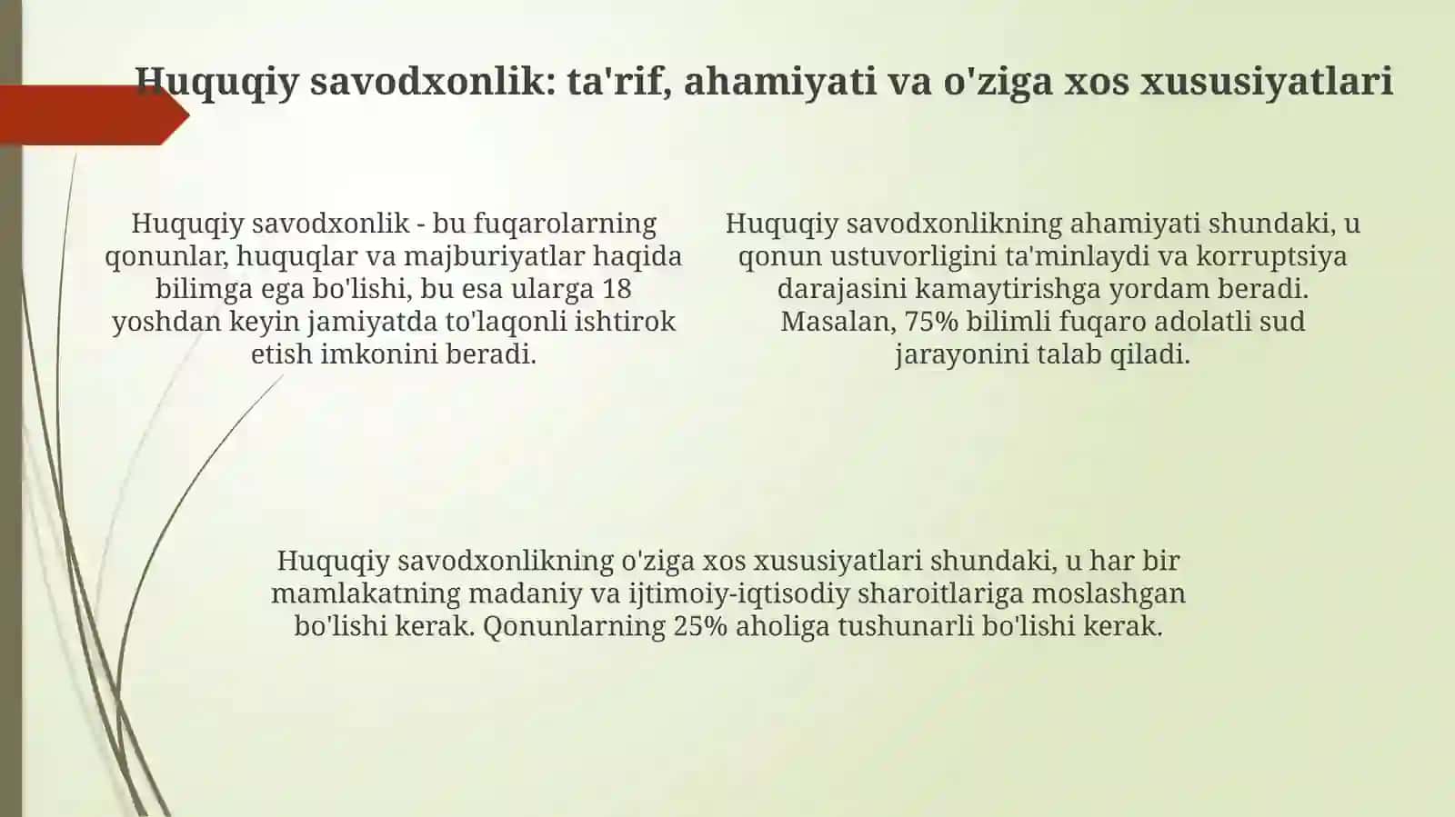 Huquqiy ongni shakllantirishda oila va jamiyatning roli va uning o’ziga xos xususiyatlari 4