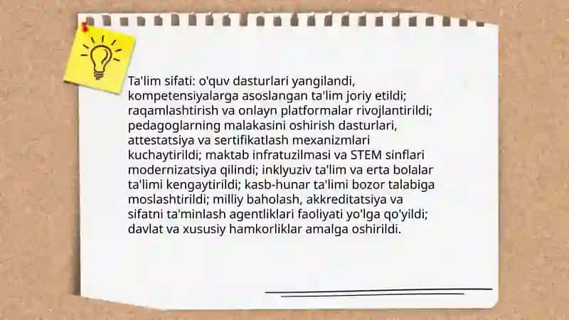 O'zbekistonda ijtimoiy sohada amalga oshirilayotgan o'zgarishlar mazmun va mohiyati 4