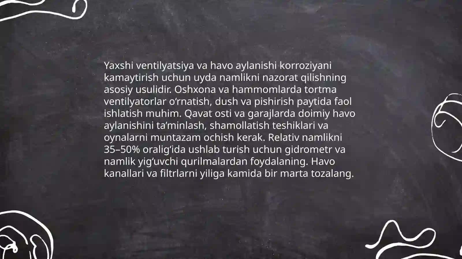 Namlikni kamaytirish va gidroizolyatsiya 4